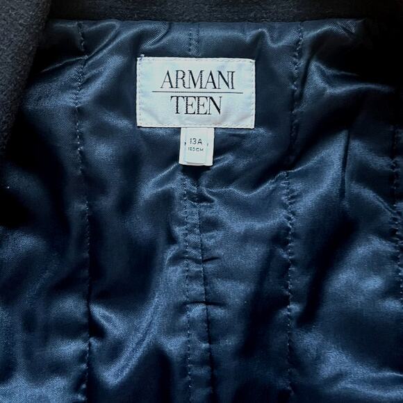 Armani Teen Navy Blue Sports Coat | Size13 - Picture 10 of 11